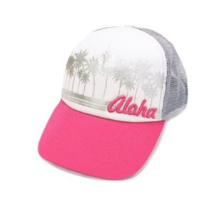 Island Cap Elastic Buckle, Aloha Palm